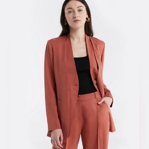 Lattelier Linen-Blend Layered Blazer